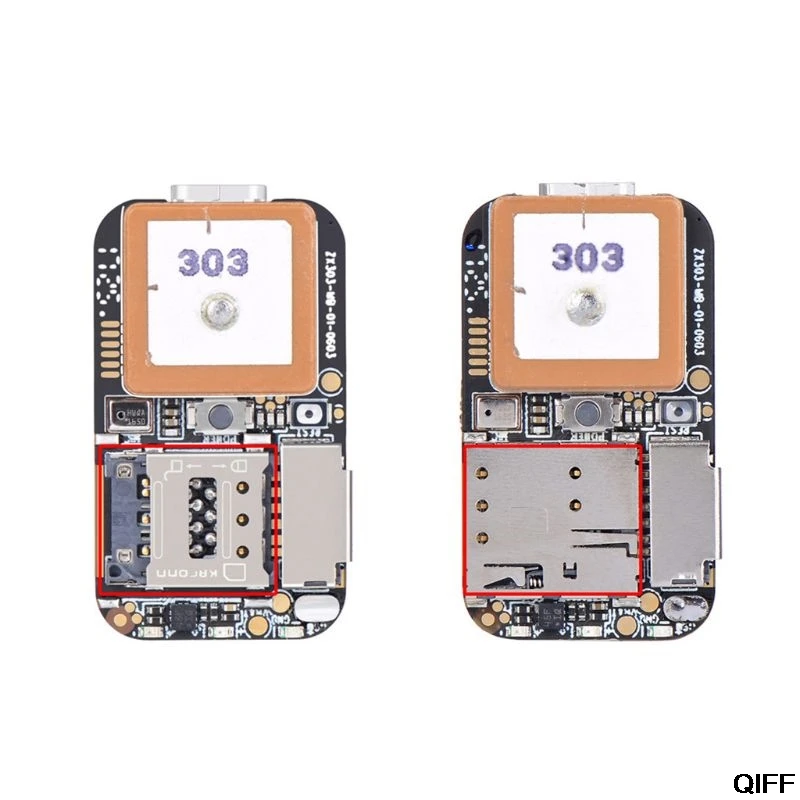 

Super Mini Size GPS Tracker GSM AGPS Wifi LBS Locator Free Web APP Tracking Voice Recorder ZX303 PCBA Inside May06