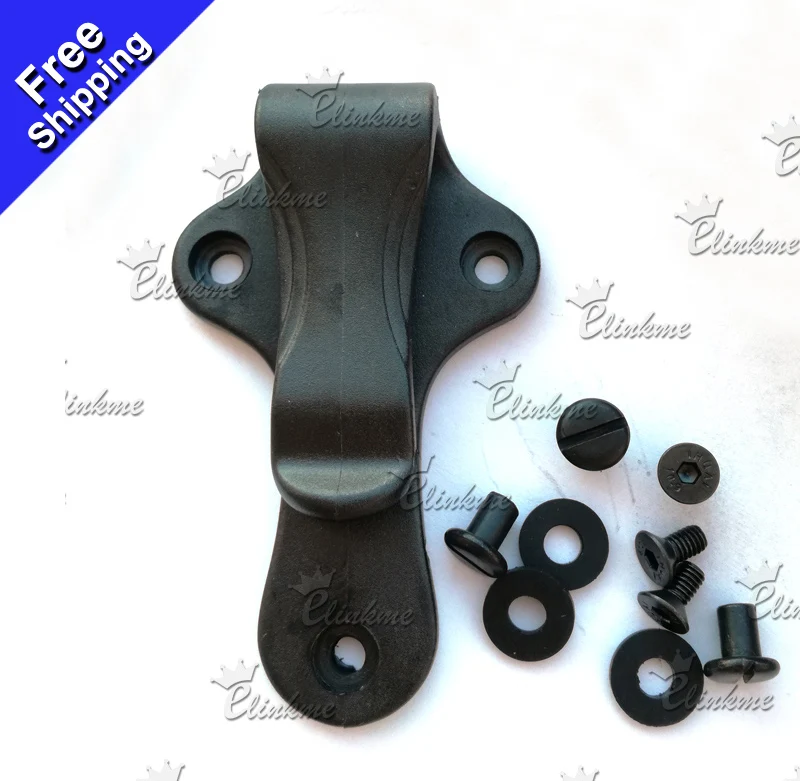 

3.43" *2.0"(85mm*52mm ) excellent Kydex Holster / sheath Clips knife scabbard Clip DIY Black Clip with screw