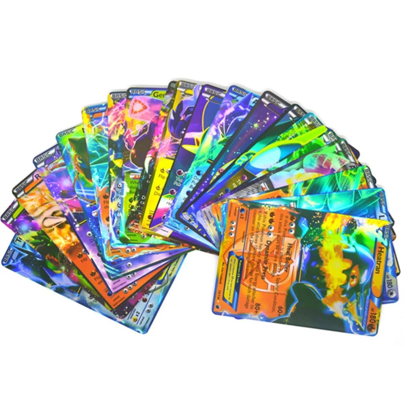 100 шт GX MEGA Pokett игровая карточная торговая карточная игра коллекция для детей мультяшная игра Развивающие игрушки для детей