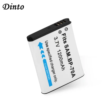 

Dinto 1pc 1200mAh 3.7V BP70A BP-70A BP 70A Replacement Camera Battery for Samsung ES65 ES70 TL105 TL110 PL100 SL50 SL600