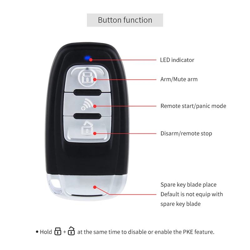 EASYGUARD мотоциклетная сигнализация с gps-трекером pke Пассивный бесключевой вход дистанционный запуск двигателя Контроль вашего мотоцикла сигнализация с приложением