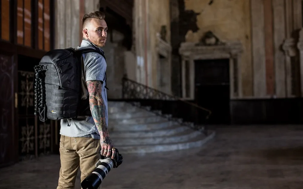 Lowepro ProTactic 450 AW Рюкзак Дождь Профессиональная зеркальная фотокамера для двух Сумка для фотоаппарата/чехол на плечо Камера сумка dslr 15 дюймов ноутбука