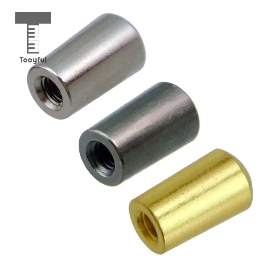 Tooyful Brass Internal Thread 3.5mm 3 Way Toggle Switches Knob Cap Tip Button for LP Electric Guitar Parts