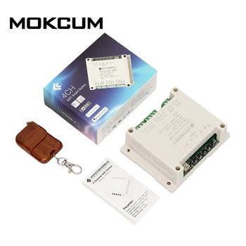 

AC 220V Smart 4CH wifi Power Switch Relay Module Wireless Receiver 433MHz Remote Control Wireless Smart for DIY Smart Home