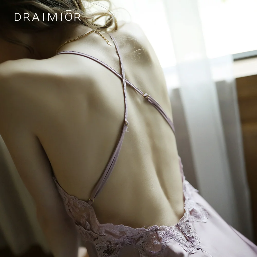 DRAIMIOR модное сексуальное нижнее белье для женщин комбинация с открытой спиной