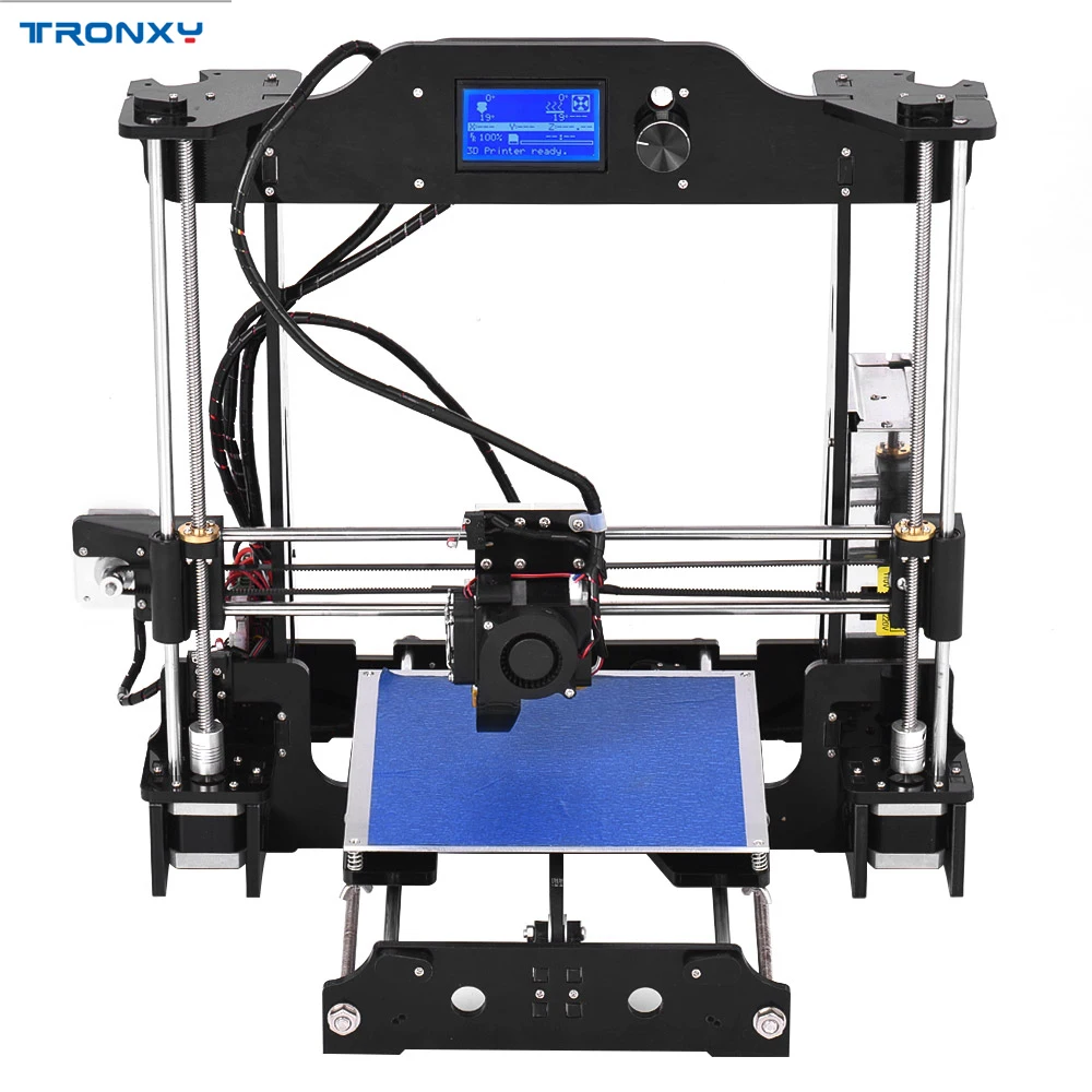 

TRONXY X8 High Precision Desktop 3D Printer Kits DIY Self Assembly LCD Screen 3D Printer Acrylic Frame i3 with TF Card