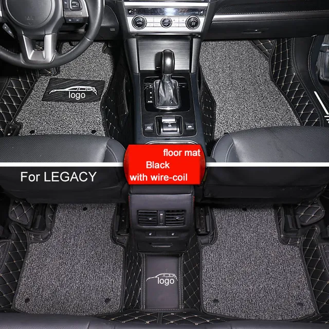 QHCP Car Floor Mat For Subaru Forester XV Legacy Outabck 2015 2016 2017