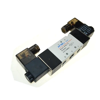 

4V 320-10 5 Ports 2 Position Double Solenoid Pneumatic Air Valve 3/8" BSPT