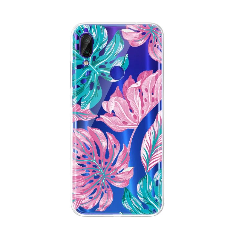 Силиконовый чехол с узором для Xiaomi Redmi Funda для Xiaomi Redmi Note 7 pro Redmi note 6 pro 6 6A чехол s защитный чехол из ТПУ - Цвет: 17