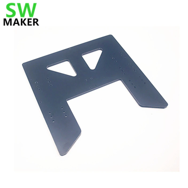 

SWMAKER New Anet A8 A6 3D Printer Upgrade 6MM aluminum composit Plate Y-Carriage upgrade plate HEATED BED SUPPORT