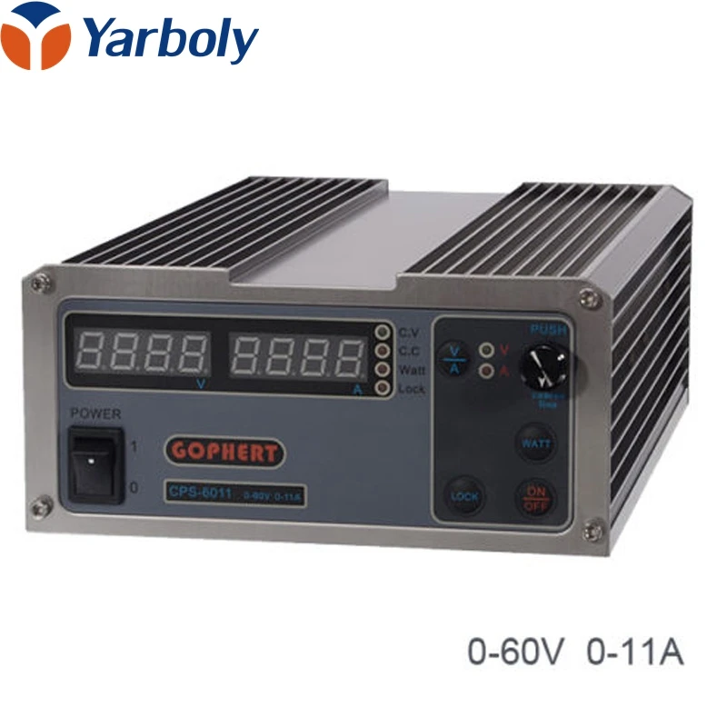 

CPS-6011 60V 11A Precision PFC Compact Digital Adjustable DC Power Supply Laboratory Power Supply