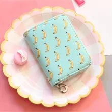 Mcneely женский кошелек-банан, прекрасный короткий кошелек на молнии, маленький клатч, Модный женский кошелек из искусственной кожи, держатель для карт, кошелек для монет