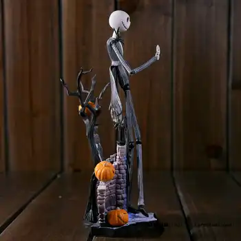 SCI-FI Revoltech Series NO.005 Jack Skellington The Nightmare Before Christmas PVC Action Figure Collectible Model Toy 18.5cm