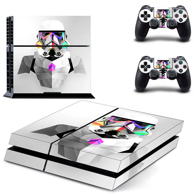 Star Wars наклейка для PS4 виниловая наклейка, стикер для консоли sony playstation 4 и 2 контроллера для Dualshock 4 наклейка для PS4 стикер