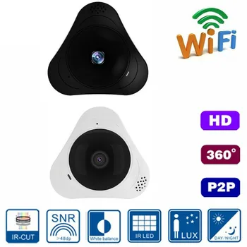 

1280*960 360 Degree Fisheye Panoramic Camera HD Wireless VR Panorama HD IP camera P2P Indoor Cam Security WiFi Camera Yoosee APP