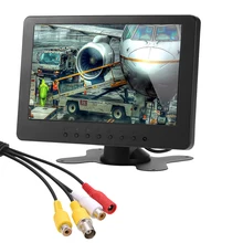 S701 7 дюймов tft ЖК-дисплей Мониторы Экран 16:9 1024*600 BNC AV аудио-видео для ПК безопасности VCD DVD ЕС США дополнительно