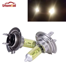 Urbanroad 2 шт. H7 3300 k 12В 55 Вт COB светодиодные галогеновые лампочки Ксеноновые H7 3300 к золотой желтый туман стайлинга автомобилей парковка