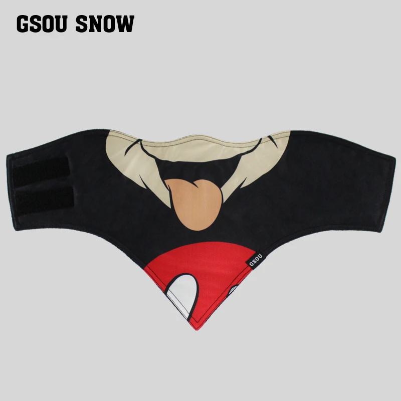 2017 Мужская маска для лица с Микки Маусом женские нагрудники катания на лыжах и