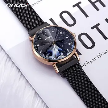 

Luxury Brand Women Watch For Fashion Elegant Magnet Buckle Ladies Wrist Watch 2019 Starry Sky relogio feminino Gift Female Clock