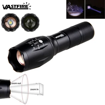 

A100 Powerful Waterproof LED Flashlight Torch Portable Camping Lamp Lights Lanternas Self Defense Tactical Flashlight