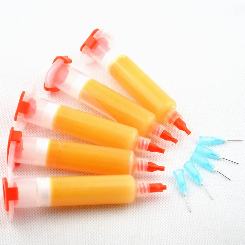 

5Pcs/lot NC-559-ASM-UV 10CC PCB BGA Soldering Paste Flux Solder Ball Flux Paste +Needles Free shipping