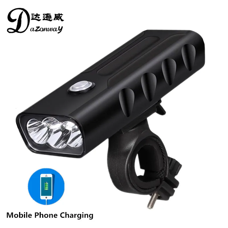 

BOFAMES Bicycle Light 15000Lum L2/T6 USB Rechargeable Power Bank Built-In 5200 mAh 3 Modes Waterproof Headlight Bike Accessories