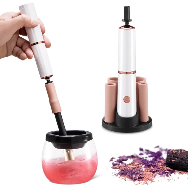 Buy Electric Makeup Brush Cleaner & Dryer Machine Set