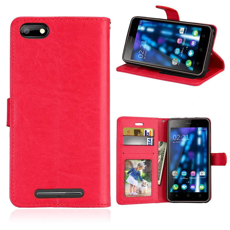 

PU Leather Case For BQ Strike BQS 5020 BQS-5020 Cases Flip Cover Retro Crazy Horse Pattern Coque Wallet With Stand