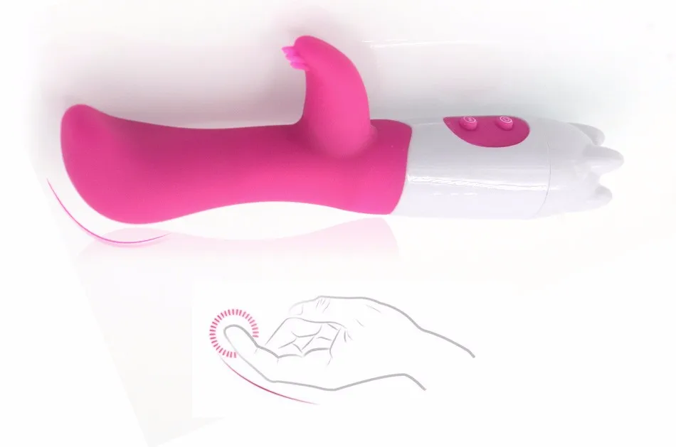 AuReve Hot Sale Dual-Action Rabbit Vibrator For Intense Simultaneous Clitoral & G-Spot Massage Sex Toys For Women Free Shipping 9