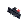 5pcs/lots 2 Positions Connector Terminal Push in Jack Spring Load Audio Speaker Terminals ► Photo 3/4