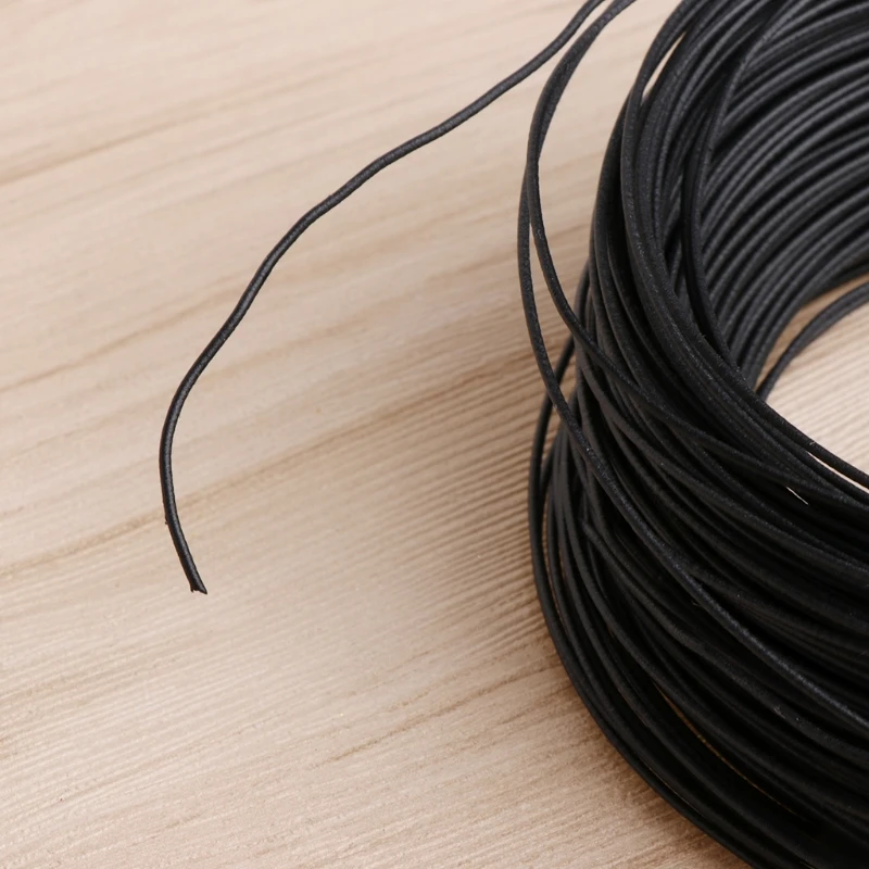 40 м садовый покрытый черный твист провод веревка галстук рулон завод поддержка ремень кабели