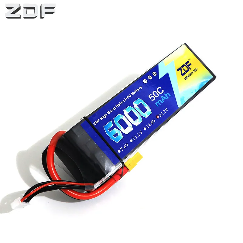 

ZDF 6S RC Drone LiPo battery 22.2V 6000mAh 50C for RC Model Aircrft Airplane Helicopter Drone Car AKKU 6S LiPo battery 22.2v