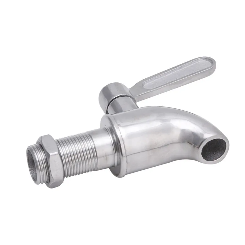 Stainless Steel Beverage Drink Dispenser Wine Barrel Spigot / Tap M16 Round New 2019 Stainless Steel Beverage Drink Dispenser Wine Barrel Spigot / Tap M16 Round New 2019