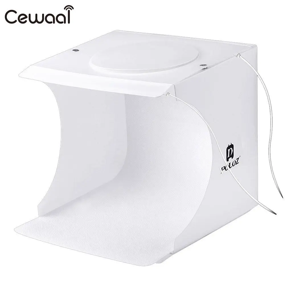

Photography Studio Box + LED Light + Background Photographic Accessories Softbox Home Mini Lightroom Waterproof Foldable Outdoor