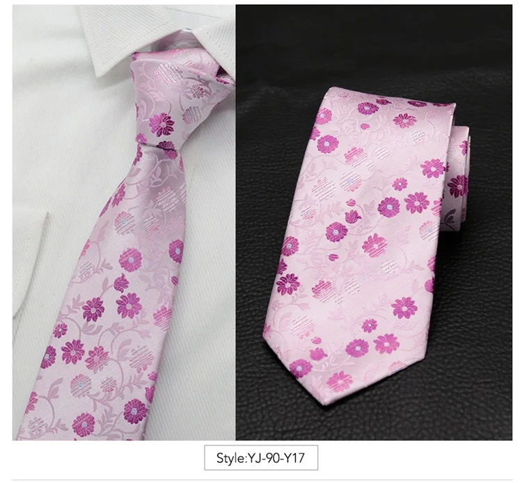 IHGSNMB, мужской галстук, модный, классический, деловой, мужской галстук, s, повседневные Галстуки для мужчин, свадебные, вечерние, дизайнерские, Corbatas Para Hombre, подарочные галстуки - Цвет: YJ-90-Y17