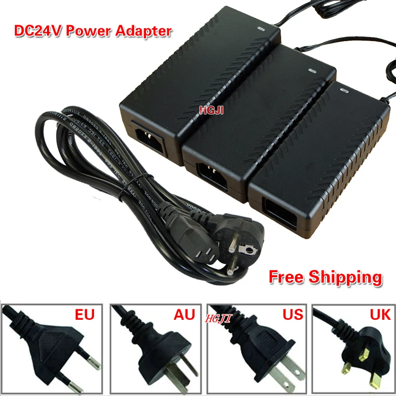 

AC 100-240V Adaptor To DC24V 2A 24V2.5A 24V3A 24V4A 24V5A Power Adapter 24V 48W 60W 72W 96W 120W power supply with IC chip