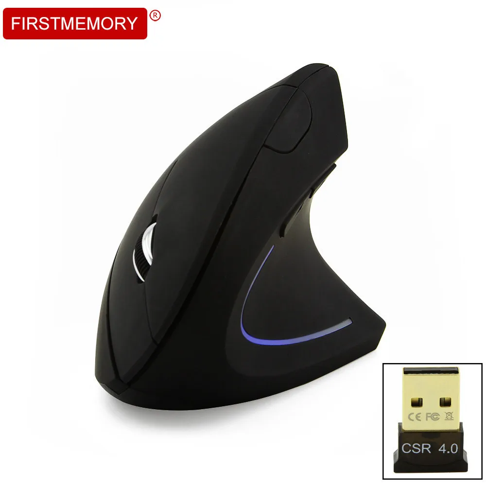 

Ergonomic Wireless Vertical Mouse 6D BT 1600 DPI Computer Mice Gaming Mause with 4.0 Adapter for PC Laptops Desktops