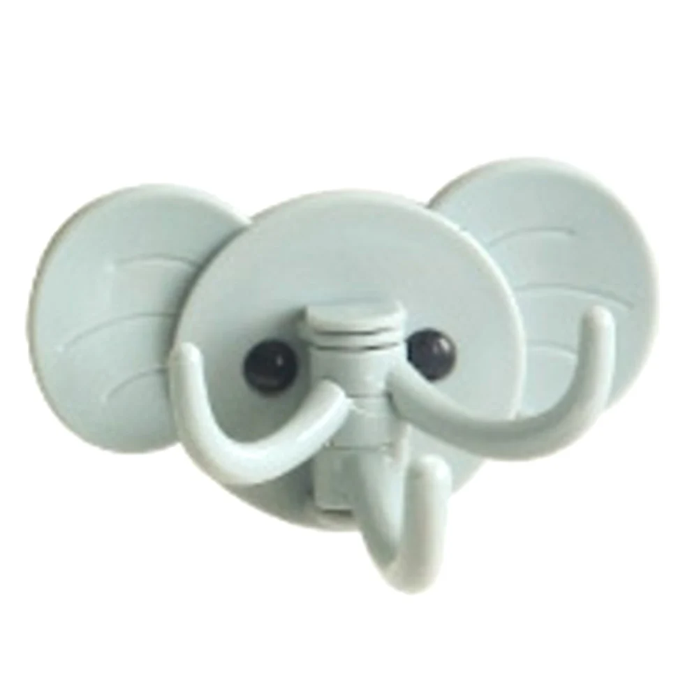 Креативный слон бесшовный настенный самоклеящийся крючок для кухни и ванной многофункциональный стеллаж для хранения