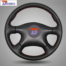 BANNIS Negro Volante de Cuero Cubre para Nissan Almera N16 Pathfinder Primera Paladin Viejo X-trail XTrail 2001-2006