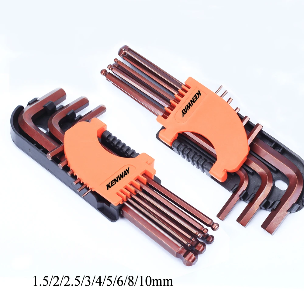 Buy 9pcs/ set Professional Bicycle Allen Wrench MTB