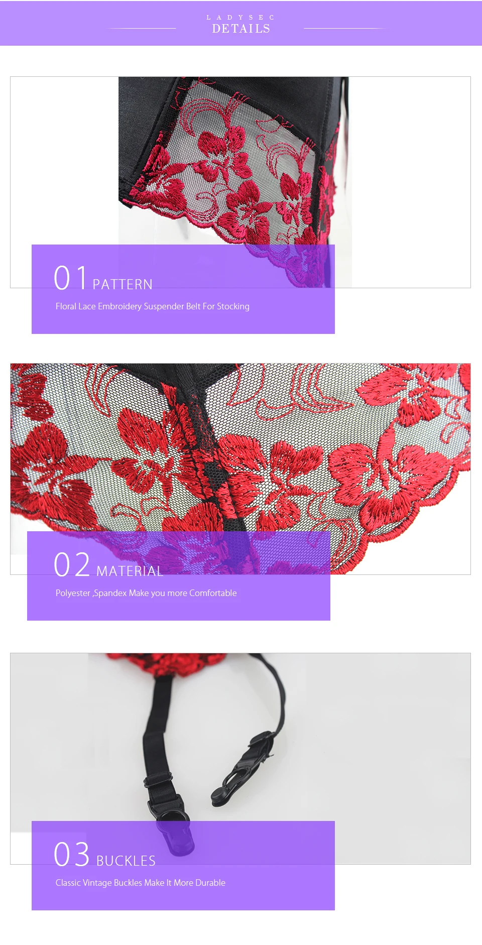 Цветочные кружевные подвязки для Для женщин сексуальный перспектива подвязки свадебные пояса для чулок Сетчатое нижнее белье размера плюс Liguero
