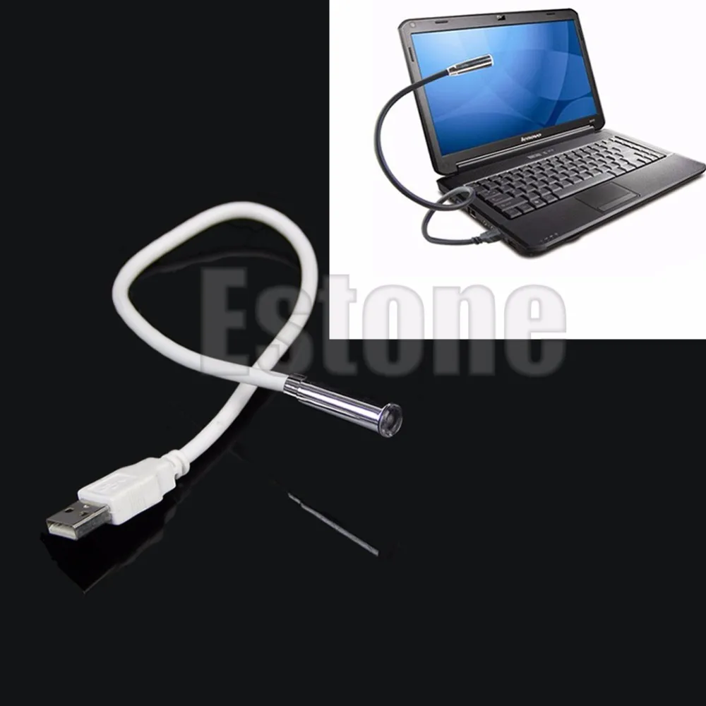 Portable Pocket USB Gadget Mini Flexible LED Lamp Light Torch for PC