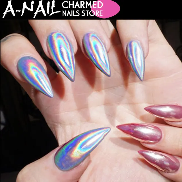 1g Box Best Holographic Nail Glitter Powder Top Quality Unicorn 1g Box Best Holographic Nail Glitter Powder Top Quality Unicorn Shine Rainbow Pigment Uv Polish