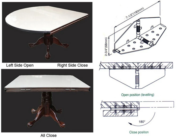 Gl Dining Table 180 Degree Fold Erfly Hinge Flip Flop Gl Dining Table 180 Degree Fold Erfly Hinge Flip Flop In Cabinet Hinges From Home Improvement On Aliexpress Alibaba Group