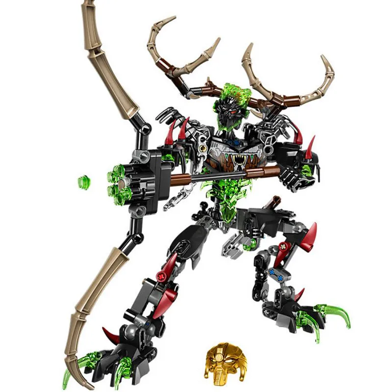 

Biochemical Warrior Bioniclemask Light Umarak Hunter Building Block Compatible With Legoings Bionicle 71310 Toys