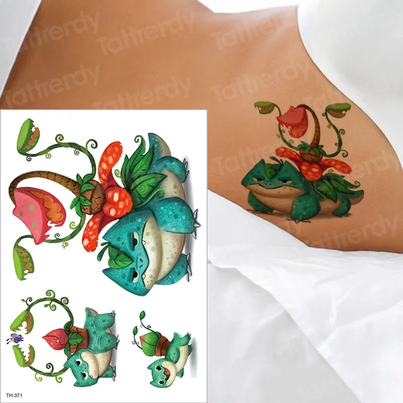Временная татуировка наклейка для детей мультфильм акварельные искусственные татуировки тату ребенок пират Татуировка в виде русалки Вода цвет тела