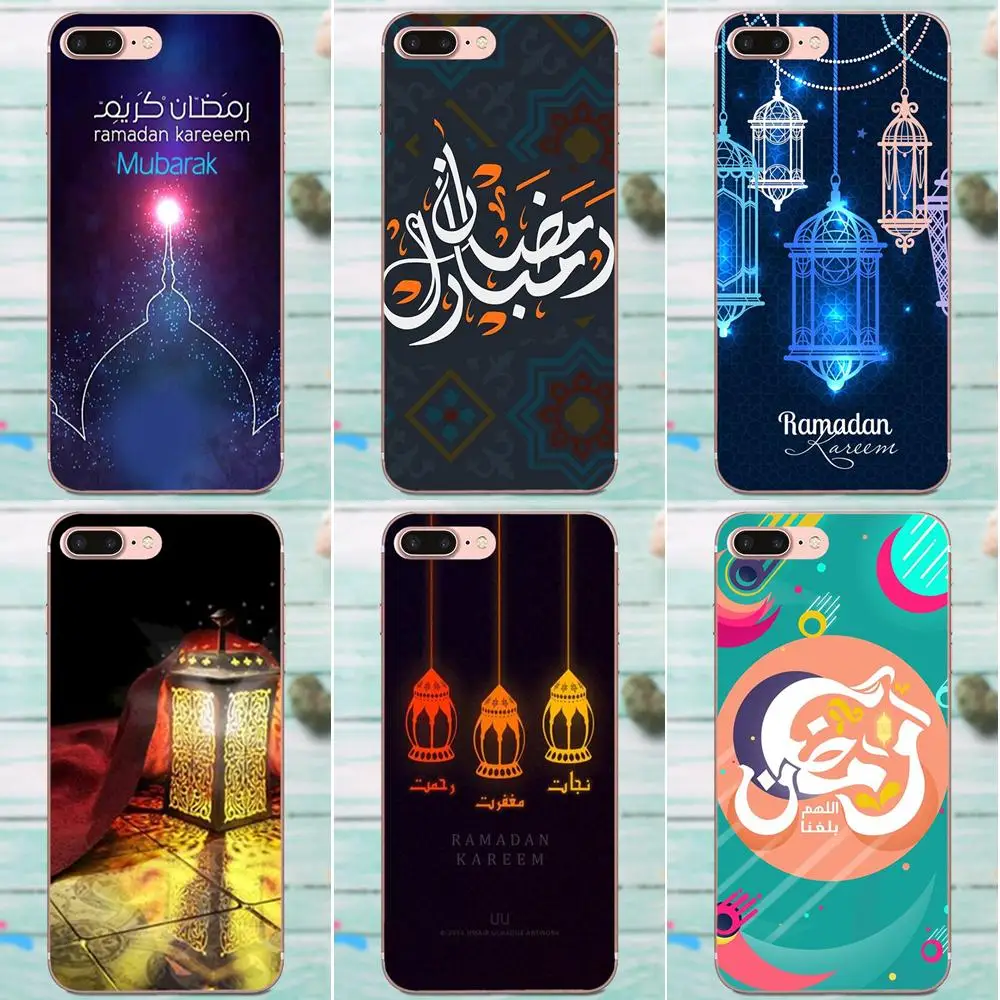 Soft TPU Protector For Galaxy A3 A5 A7 On5 On7 2015 2016 2017 Grand Alpha G850 Core2 Prime S2 I9082 Arabic Lantern Lamp Ramadan | Мобильные