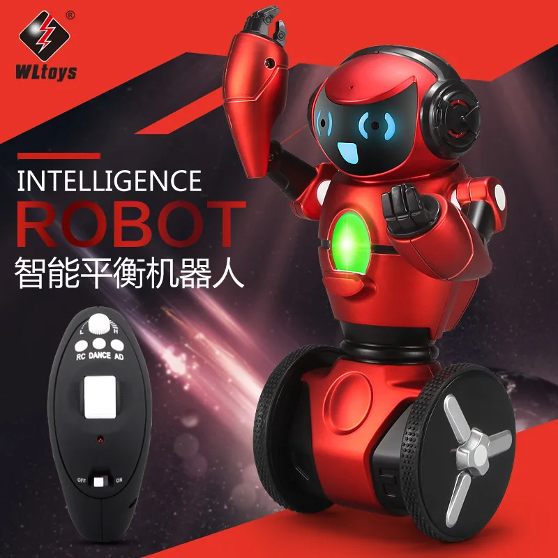 

Amazing WLtoys F1 Light weight 2.4G Intelligent Balance Robot G-Sensor Remote Control Toy RC Robot Model Kids Gift ROBOT