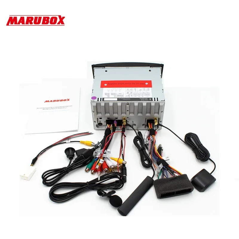 Marubox M6226A Штатная Магнитола Для HYUNDAI H1(STAREX) Quad Core Android 6.0.1 dvd-плеер Автомобиля GPS Navi 1 ГБ RAM 16 ГБ ROM HD цифровой LCD, высокое разрешение 800 х 480, четкие и красочные изображения