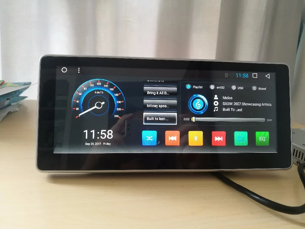 Excellent IPS 2Gb Ram 10.25inch Android 7.1 Car Dvd Gps Radio For Audi A4L 2016 2017 2018 Audio Media Monitor Vedio Stereo Head Unit PC 5